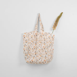 Fall Watercolor Linen Big Bag - Linen Tales 