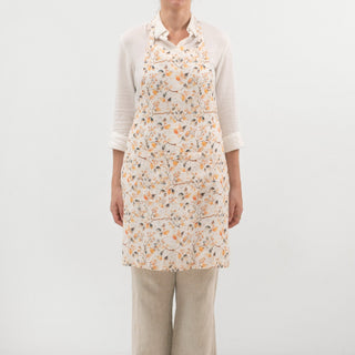 Fall Watercolor Linen Daily Apron - Linen Tales 