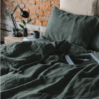 Forest Green Bedding Bundle - Linen Tales 
