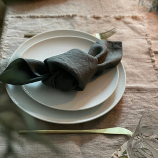 Forest Green Linen Napkins Set of 2 - Linen Tales 2
