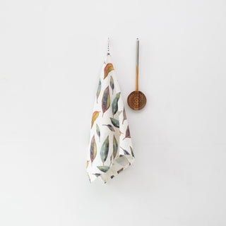 Golden Fall Linen Kitchen Towel - Linen Tales 
