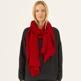 Lava Falls Linen Dandelion Scarf - Linen Tales Global 1