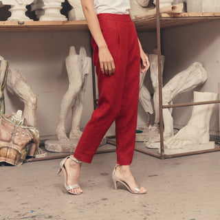 Lava Falls Linen Gladiolus Trousers - Linen Tales 