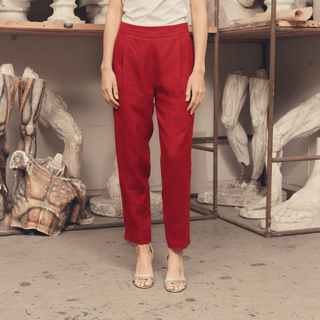 Lava Falls Linen Gladiolus Trousers - Linen Tales 