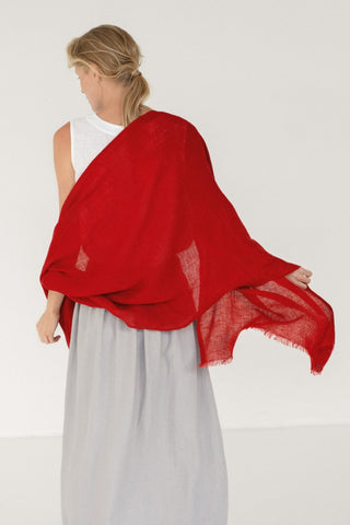 Lava Falls Linen Woodbine Scarf - Linen Tales 