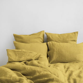 Lemon Curry Bedding Bundle - Linen Tales 