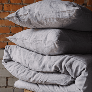 Light Grey Bedding Bundle - Linen Tales 