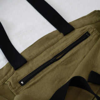 LIMITED EDITION Linen Tales Ash Twill Linen Shoulder Bag - Linen Tales 4