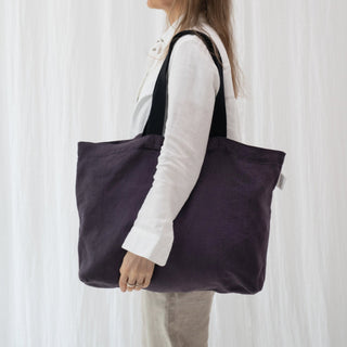 LIMITED EDITION Linen Tales Magnet Twill Linen Shoulder Bag - Linen Tales 