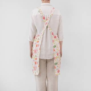LIMITED EDITION Linen Tales Wildflower Flow Linen Crossback Apron - Linen Tales Global 3