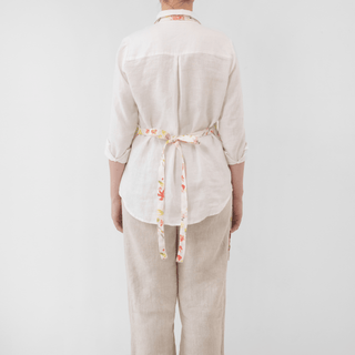 LIMITED EDITION Linen Tales Wildflower Flow Linen Daily Apron - Linen Tales Global 3
