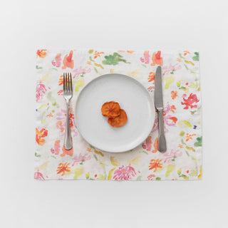 LIMITED EDITION Linen Tales Wildflower Flow Linen Placemat - Linen Tales Global 2