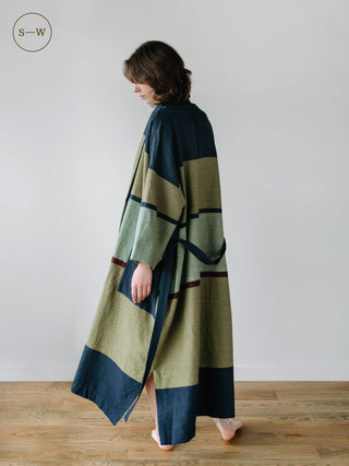 Linen Tales x Still Waters Stripe Linen Blend Gown - Linen Tales 3