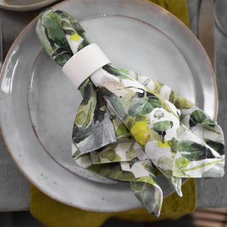 Lotus Linen Napkins Set of 2 - Linen Tales 2