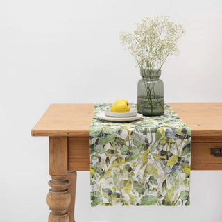 Lotus Linen Table Runner - Linen Tales 