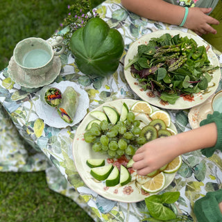 Lotus Linen Tablecloth - Linen Tales 