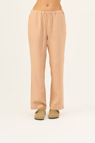 Maple Sugar Linen Primrose Loungewear Set - Linen Tales Global 4