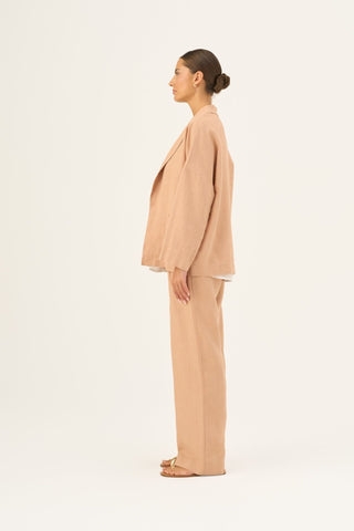 Maple Sugar Linen Sonata Jacket - Linen Tales Global 2