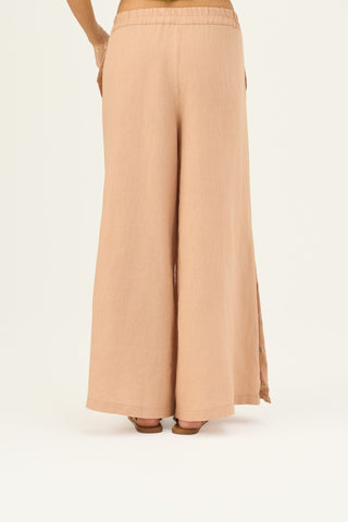 Maple Sugar Linen Zayn Trousers - Linen Tales Global 5