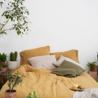 Martini Olive Linen Cushion Cover - Linen Tales 