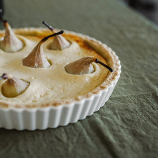 Martini Olive Linen Tablecloth - Linen Tales 4