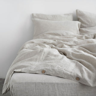 Melange Linen Duvet Cover Set - Linen Tales 