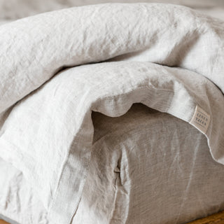 Melange Linen Fitted Sheet - Linen Tales 