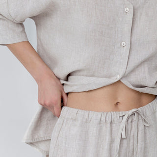 Melange Linen Primrose Loungewear Set - Linen Tales 3