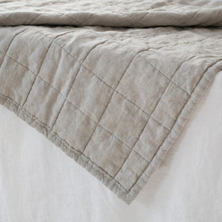 Melange Linen Quilted Blanket - Linen Tales 6