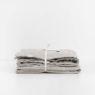 Melange Linen Quilted Blanket - Linen Tales 3