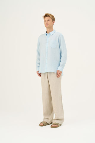Melange Linen Sensus Trousers - Linen Tales Global 2