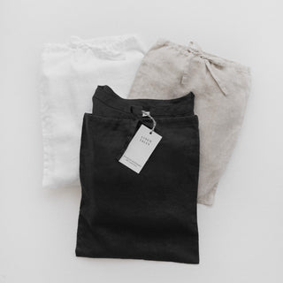 Melange Linen Summer Bathrobe - Linen Tales Global 3