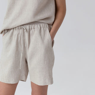 Melange Linen Verbena Pyjama Set - Linen Tales 4