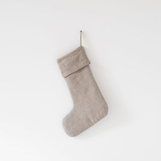 Natural Christmas Stocking - Linen Tales Global 2