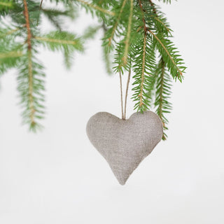 Natural Christmas Tree Decorations Set of 4 - Linen Tales Global 2