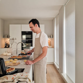 Natural Linen Chef Apron - Linen Tales 