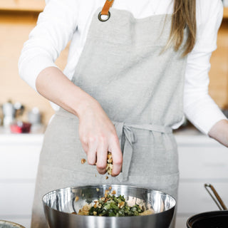 Natural Linen Luxury Apron - Linen Tales 3