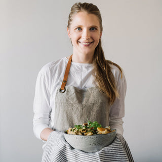 Natural Linen Luxury Apron - Linen Tales 4