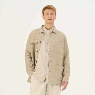 Natural Linen Maple Jacket - Linen Tales Global 1