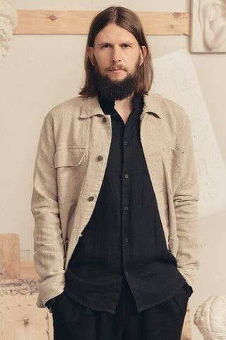 Natural Linen Maple Jacket - Linen Tales 2