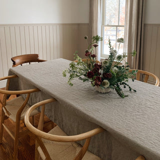 Natural Linen Tablecloth - Linen Tales 