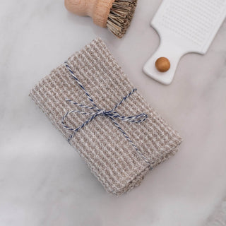 Natural Linen Waffle Dishcloth Set of 2 - Linen Tales 