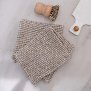Natural Linen Waffle Dishcloth Set of 2 - Linen Tales 
