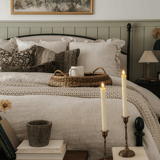 Natural Stripes Duvet Cover - Linen Tales 
