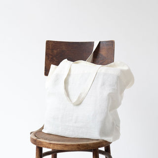 Off - White Linen Big Bag - Linen Tales 
