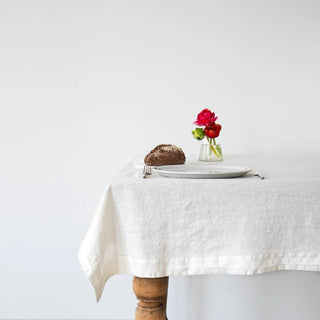 Off - White Linen Tablecloth - Linen Tales 