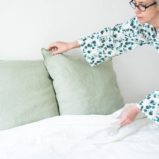 Sage Linen Pillowcase - Linen Tales 2