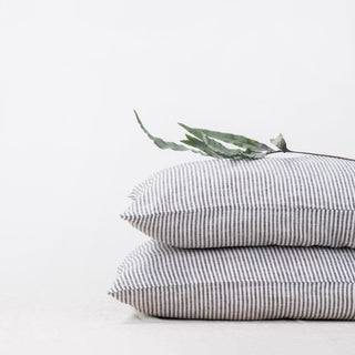 Thin Black Stripes Bedding Bundle - Linen Tales Global 4