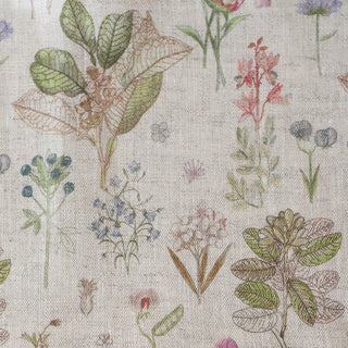 Unwashed Botany on Light Natural Linen Fabric 185 g/sq.m - Linen Tales 