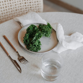 White Lightweight Linen Napkins Set of 2 - Linen Tales 3